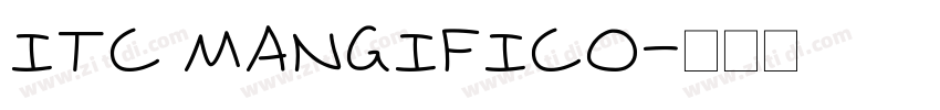 ITC MANGIFICO字体转换